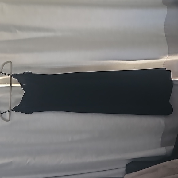 Helen Wang size 2 silk dress.dark blue - Picture 2 of 15